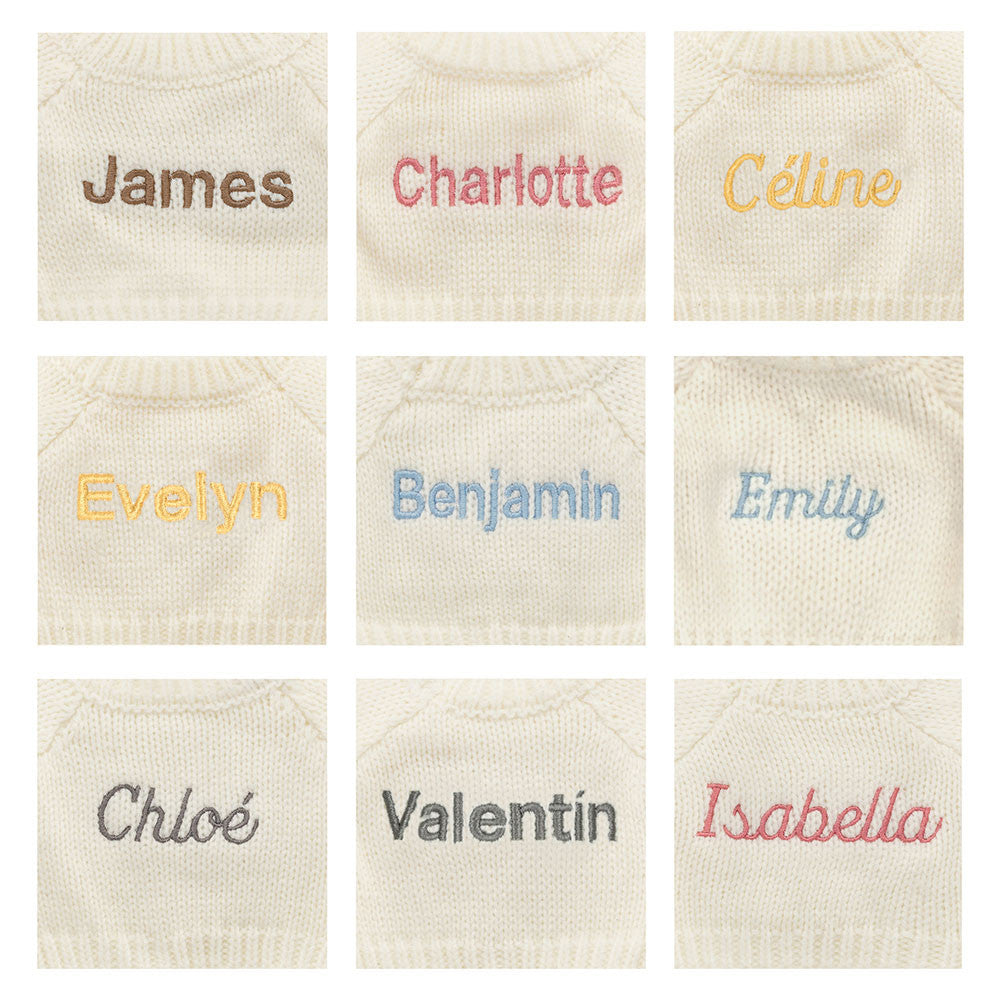 Bashful Luxe Bunny Willow with Personalized Cream Jumper